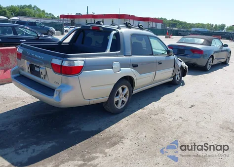 2005 Subaru Baja Sport from USA, damaged, VIN 4S4BT62C457102258